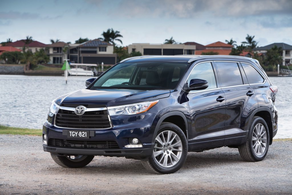 The new Toyota Kluger. 